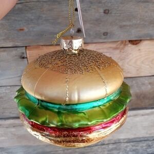 New Hamburger Christmas Tree Ornament